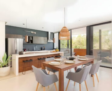 sundara two bedroom condo for sale in tulum kitchen with table