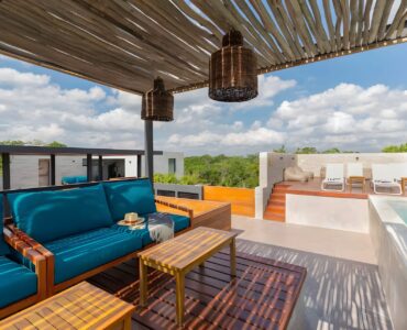 sundara two bedroom condo for sale in tulum rooftop