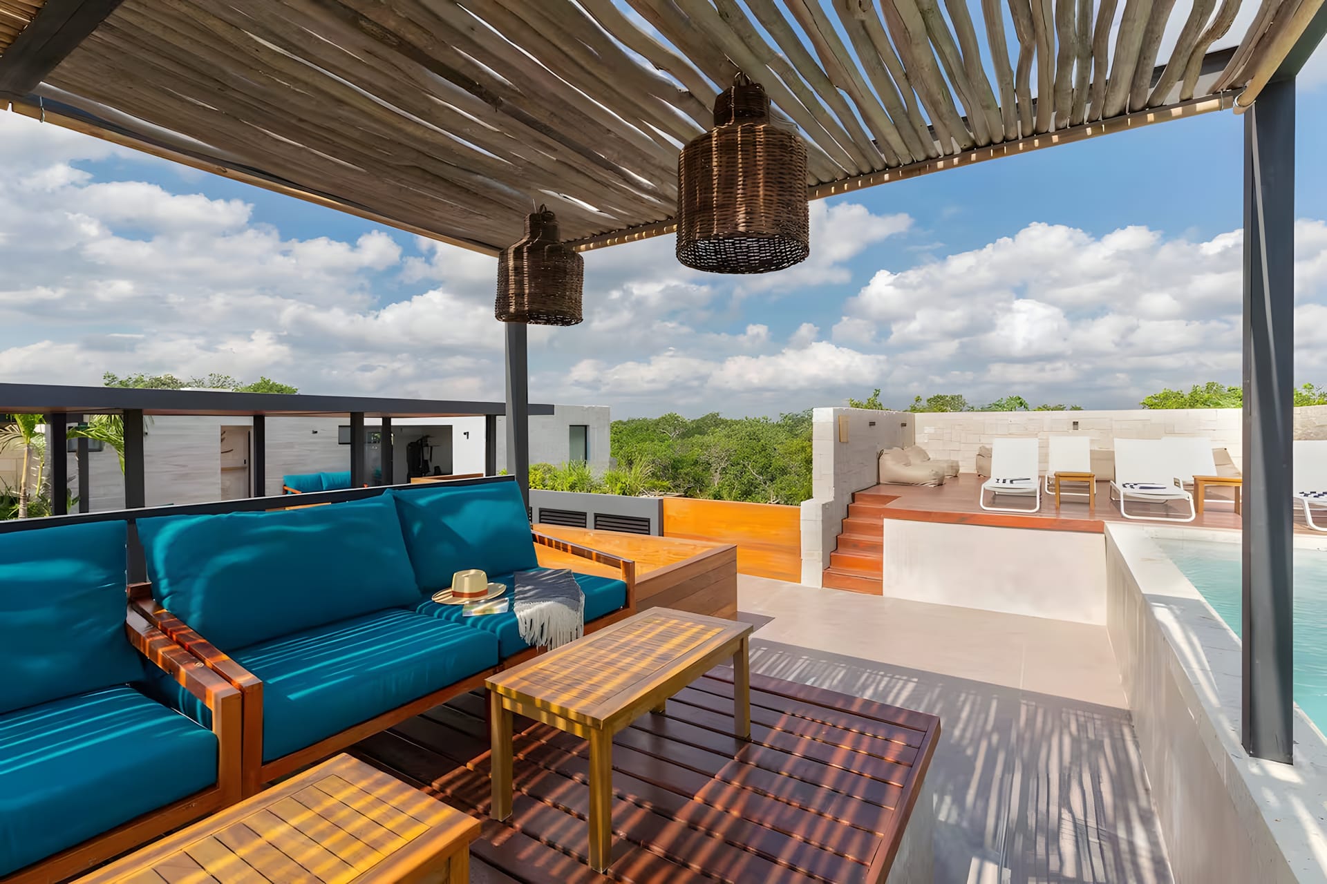 sundara two bedroom condo for sale in tulum rooftop