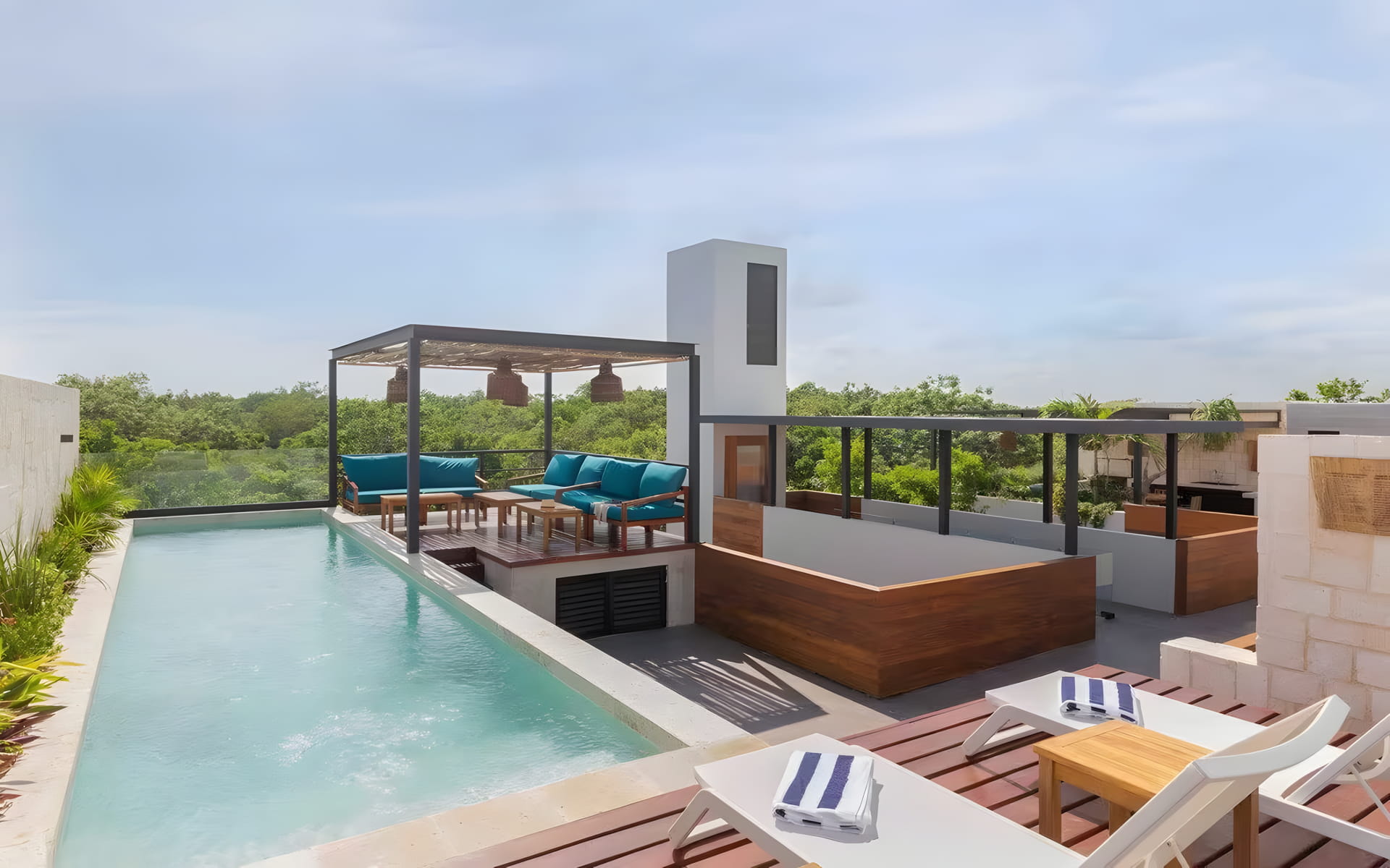 sundara two bedroom condo for sale in tulum swimming pool