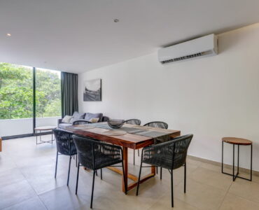 two bedroom condo riva playa del carmen table