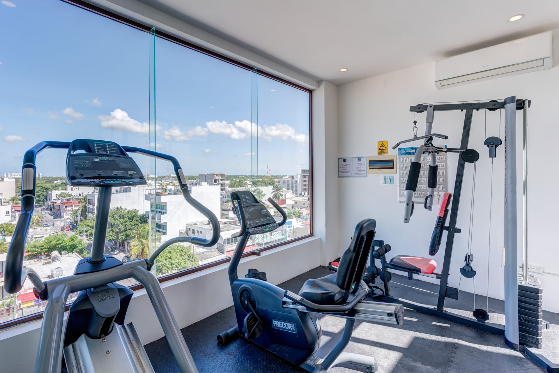 playa del carmen condos for sale 2 bedroom condo tzalam gym with pdc view