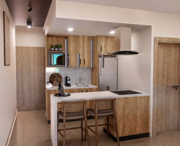puerto morelos real estate soulam condo kitchen