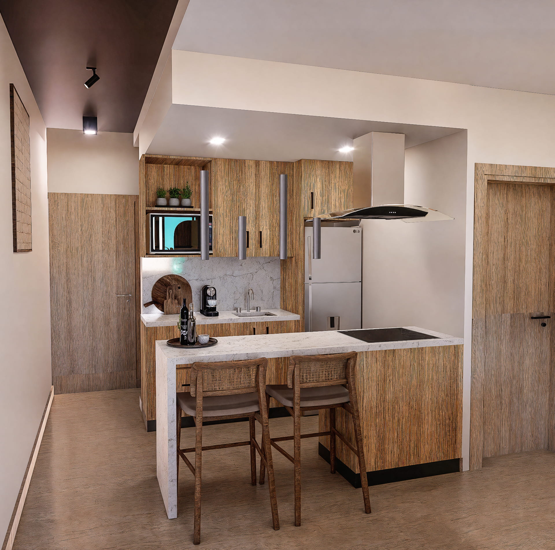 puerto morelos real estate soulam condo kitchen