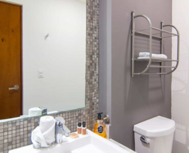 two bedroom ground floor condo in playa del carmen lunada bathroom