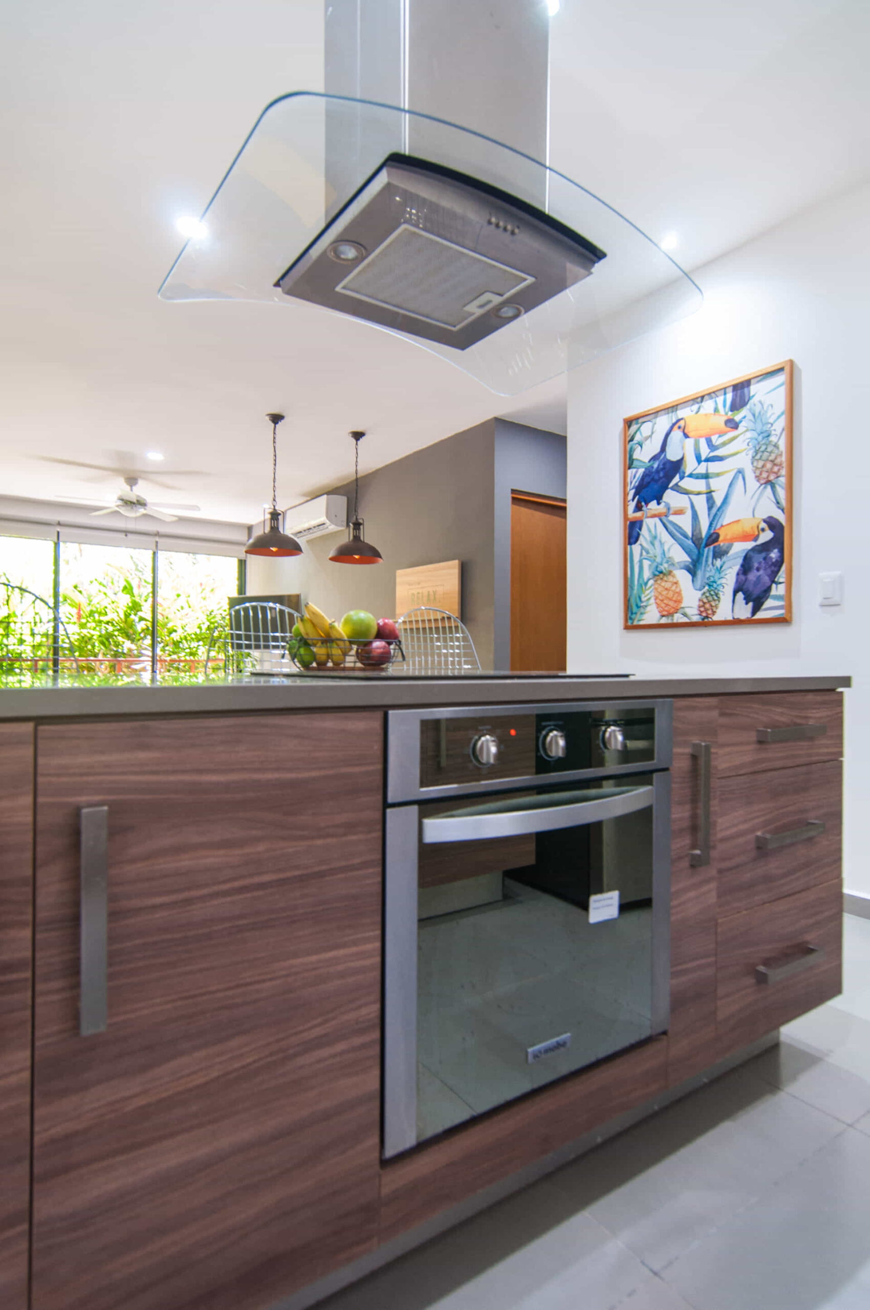 two bedroom ground floor condo in playa del carmen lunada kitchen bar