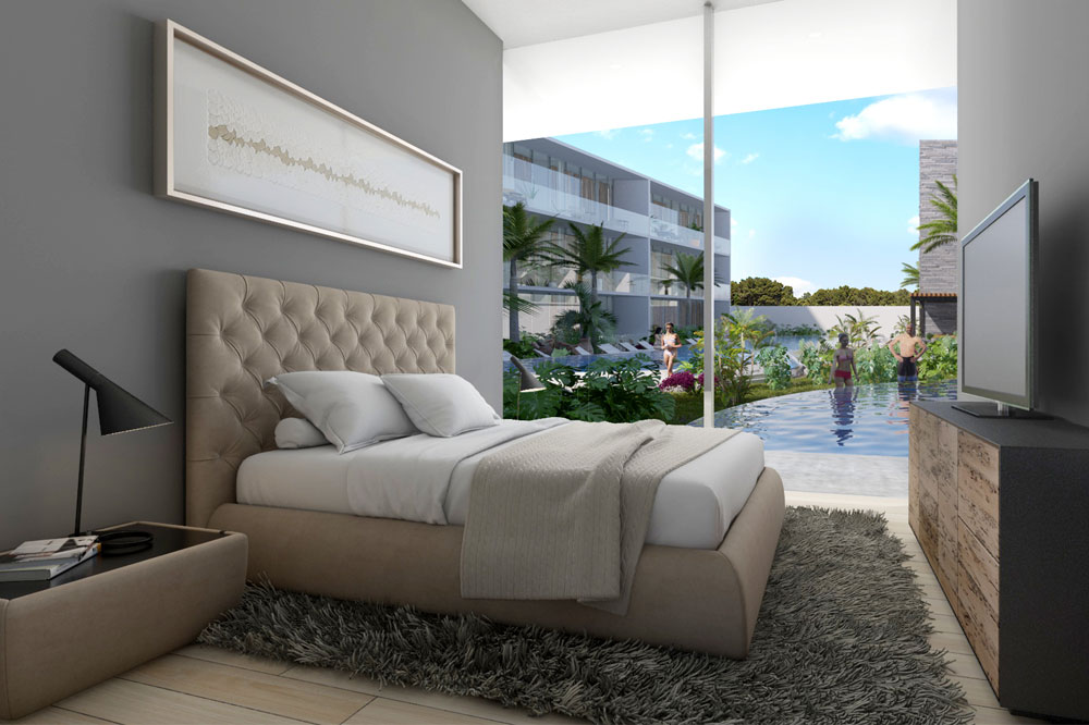 master bed room bamoa in playacar moskito