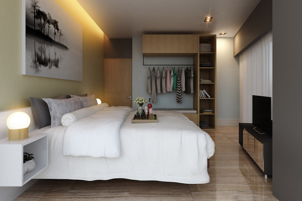 singular dreams at coco beach master bedroom