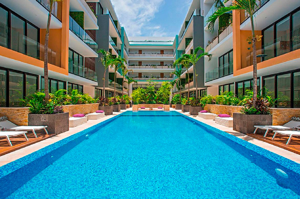 the city condos playa del carmen for sale