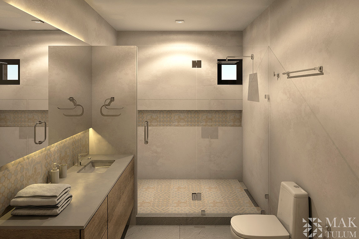 real estate in tulum mak bathroom