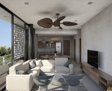 real estate in tulum mak living room