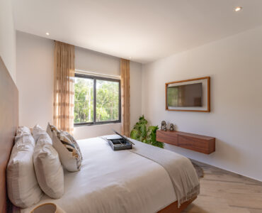 sustainable tulum condos bedroom decor