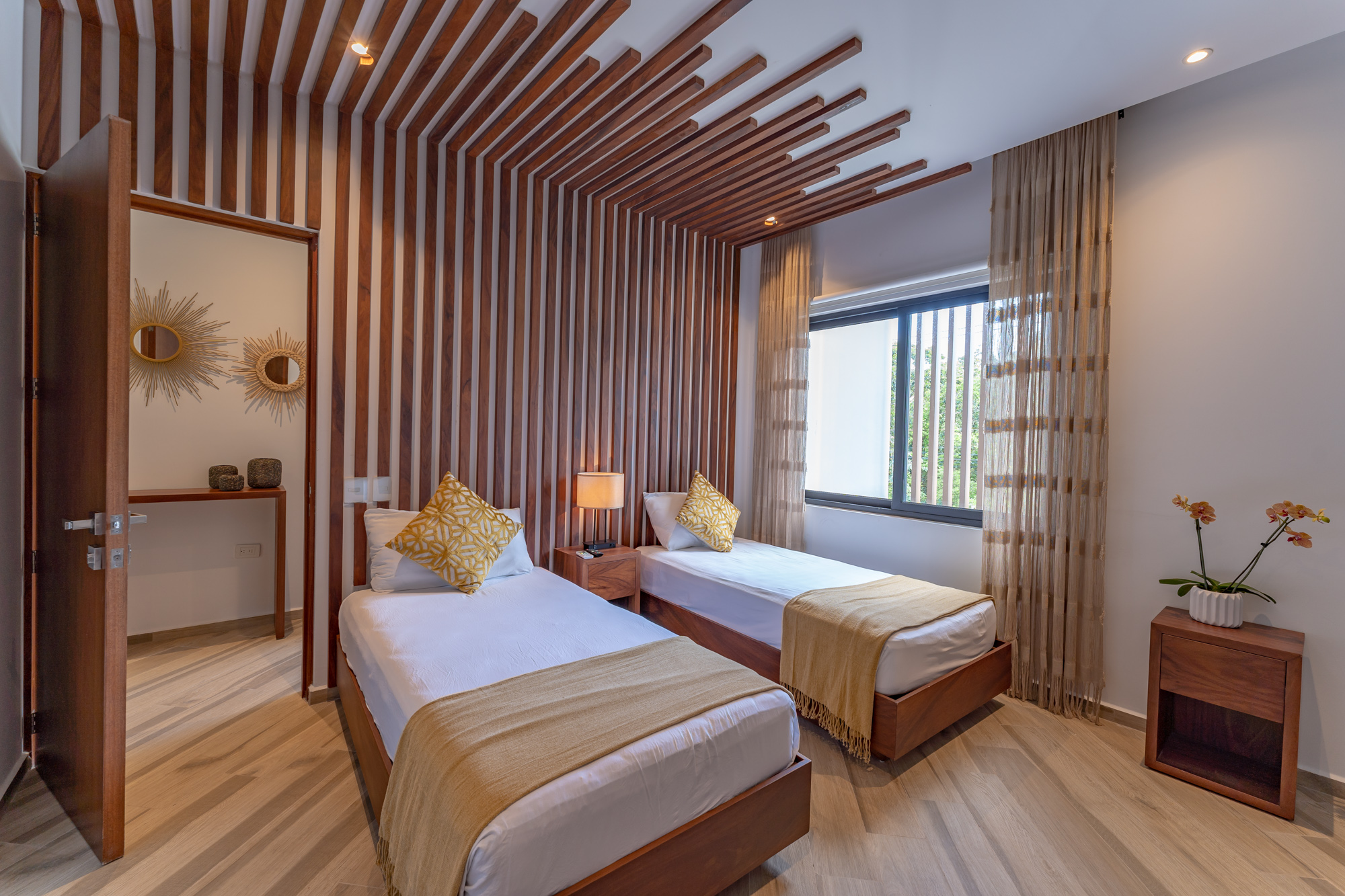 sustainable tulum condos guest´s bedroom
