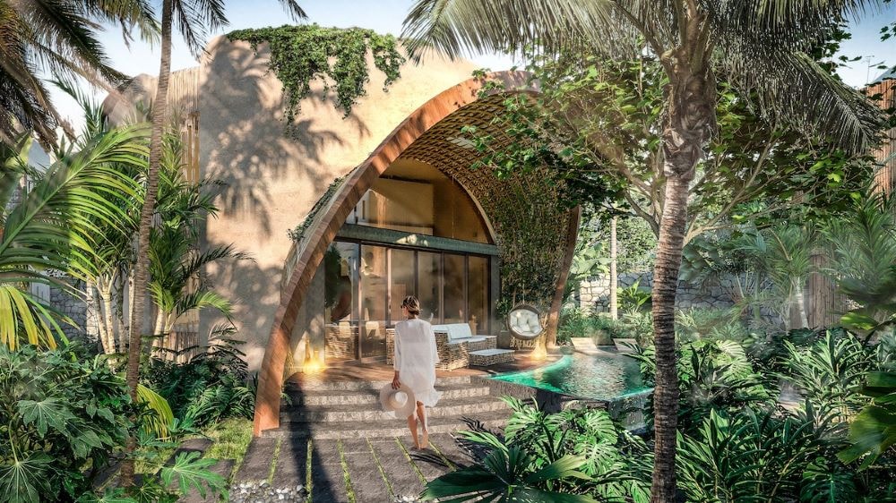 a tulum condos for sale adora villa entrance min