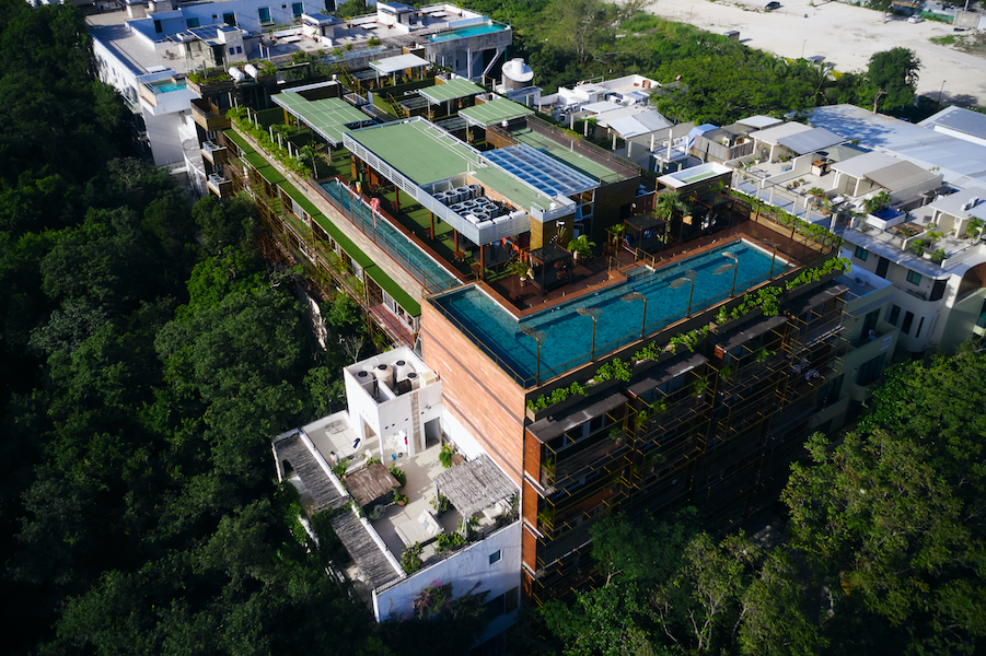 a condos for sale in playa del carmen calle 38 rooftop view