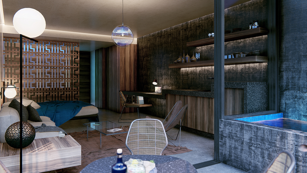 i condos for sale in tulum ilk studio terrace to living