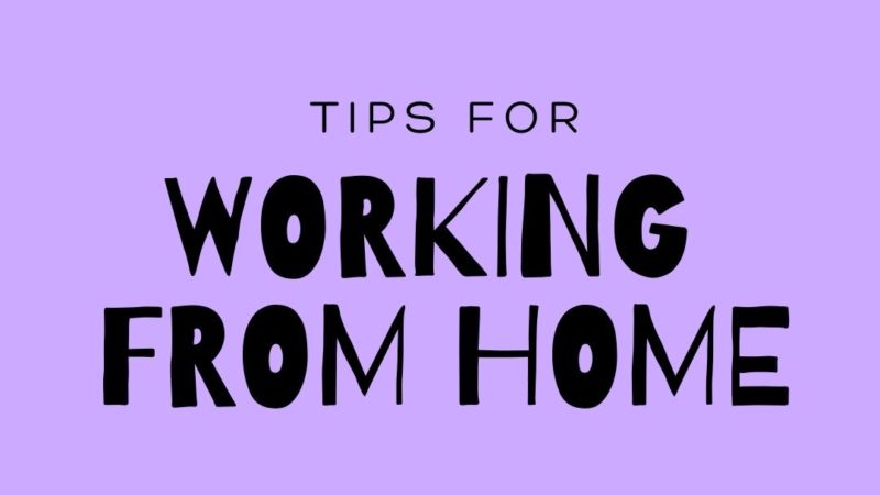 stay productive while working from home