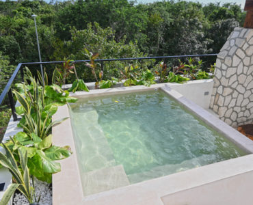 k tulum real estate cienfuegos rooftop plunge pool