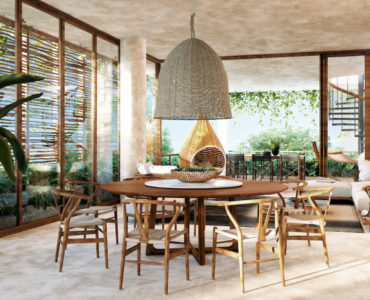 b amelia luxury residences in tulum dining