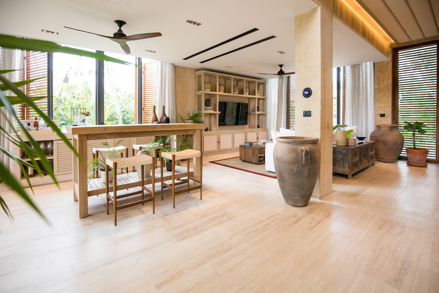 e palm villas luxury houses in playa del carmen kitchen and dining