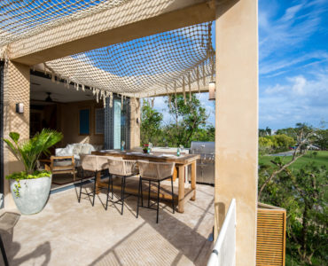 s palm villas luxury houses in playa del carmen golf course view
