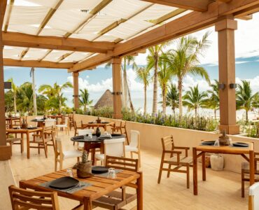 luxury playa del carmen real estate beachfront restaurant