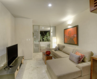 b artia penthouse for sale in tulum living room
