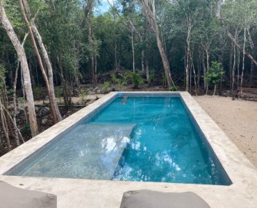 e houses for sale in tulum casa selva pool