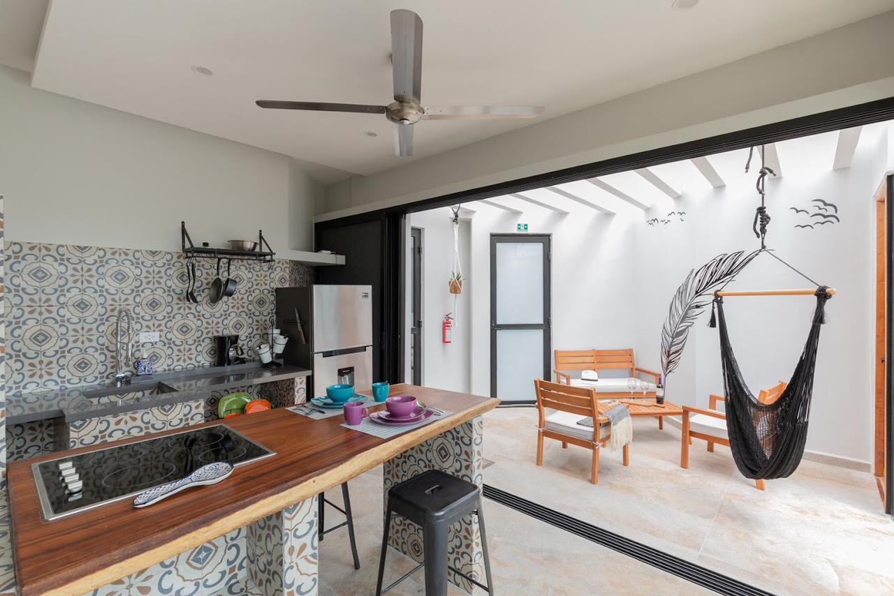 z houses for sale in tulum casa armonia kitchenette and terrace