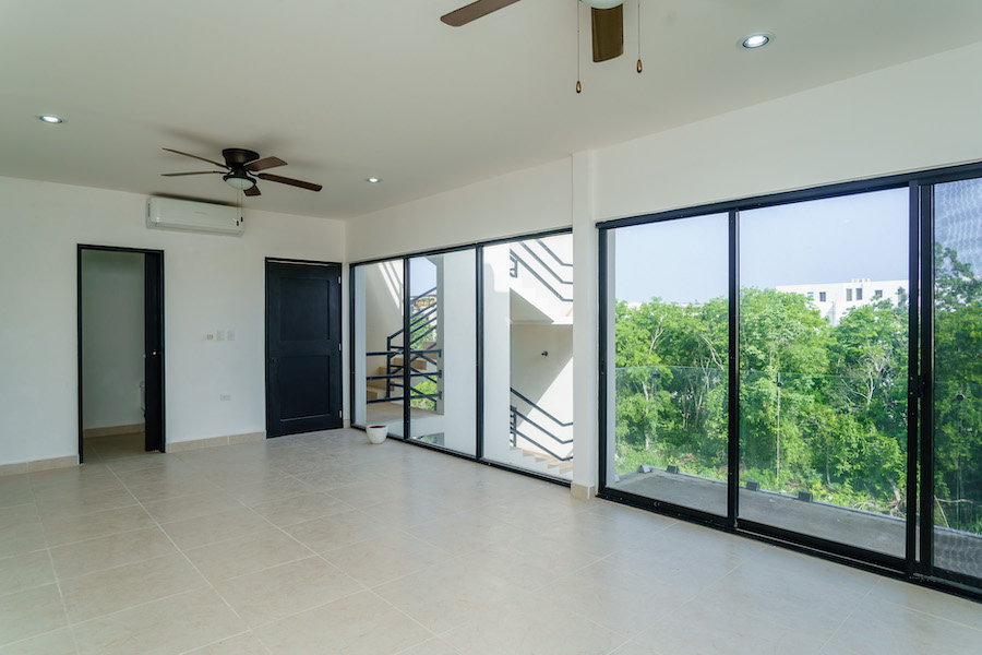 a ananas condo for sale in tulum living space