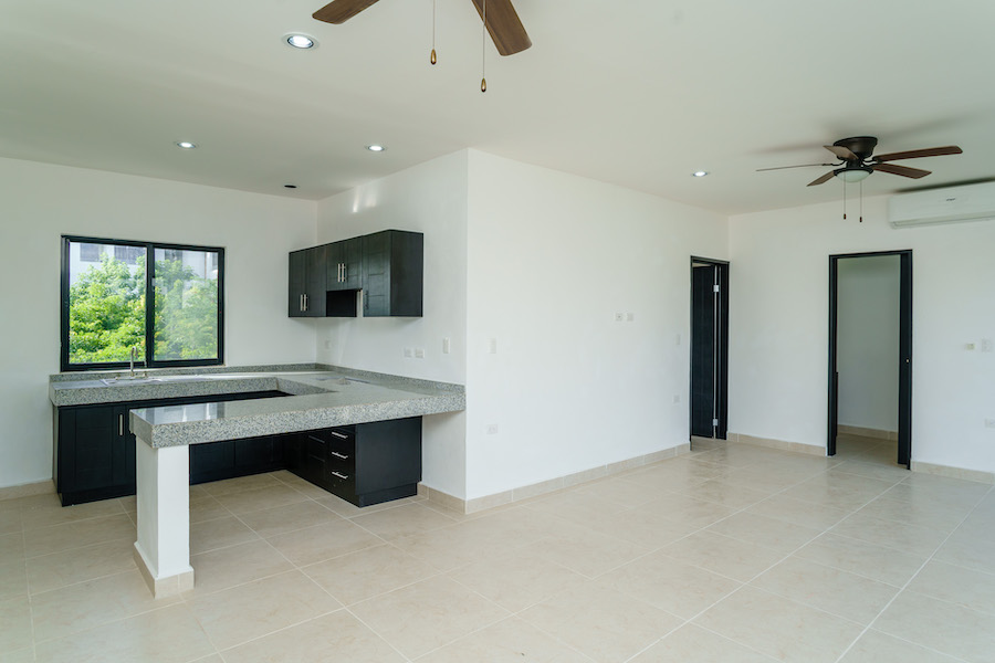b ananas condo for sale in tulum kitchen and dining