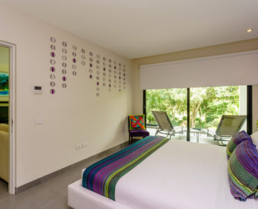 q golf course playa del carmen condos: nick price 2 bedroom master with terrace