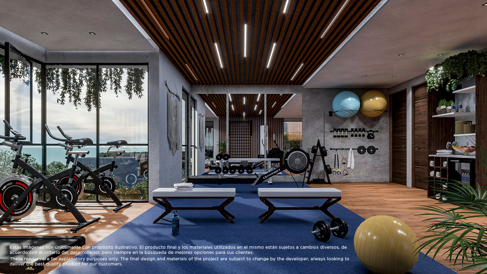 k oceanview tulum real estate solemn ocean living gym