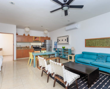 d penthouses for sale in tulum real zama living to kitchen