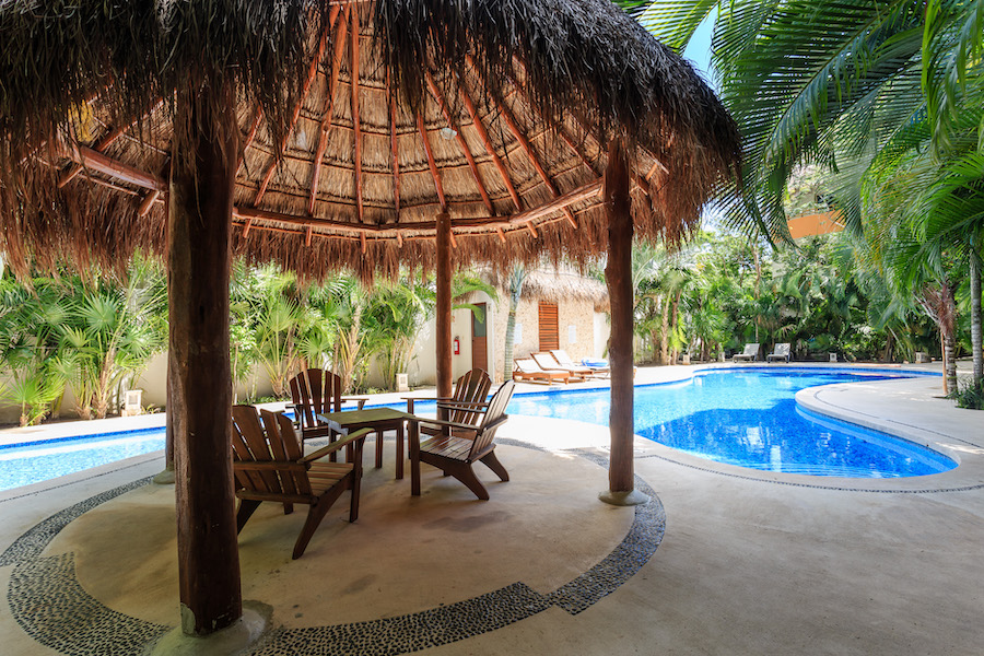 v penthouses for sale in tulum real zama common areas