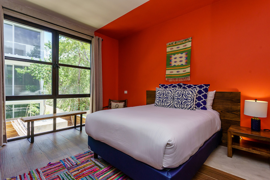 r condo for sale in aldea zama tulum oceano guest bedroom