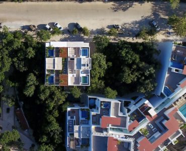 a condo hotel in tulum mexico lunata rooftop view