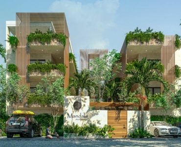 b mandala tulum condos facade