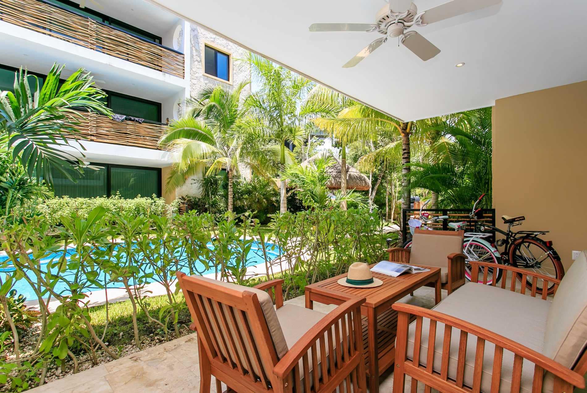 a apartments for sale in tulum encanto garden unit terrace