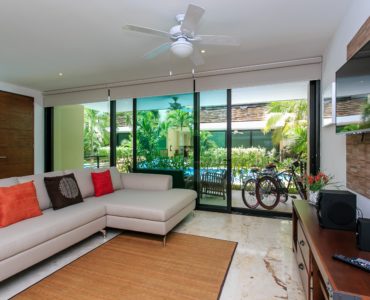 b apartments for sale in tulum encanto garden unit living room