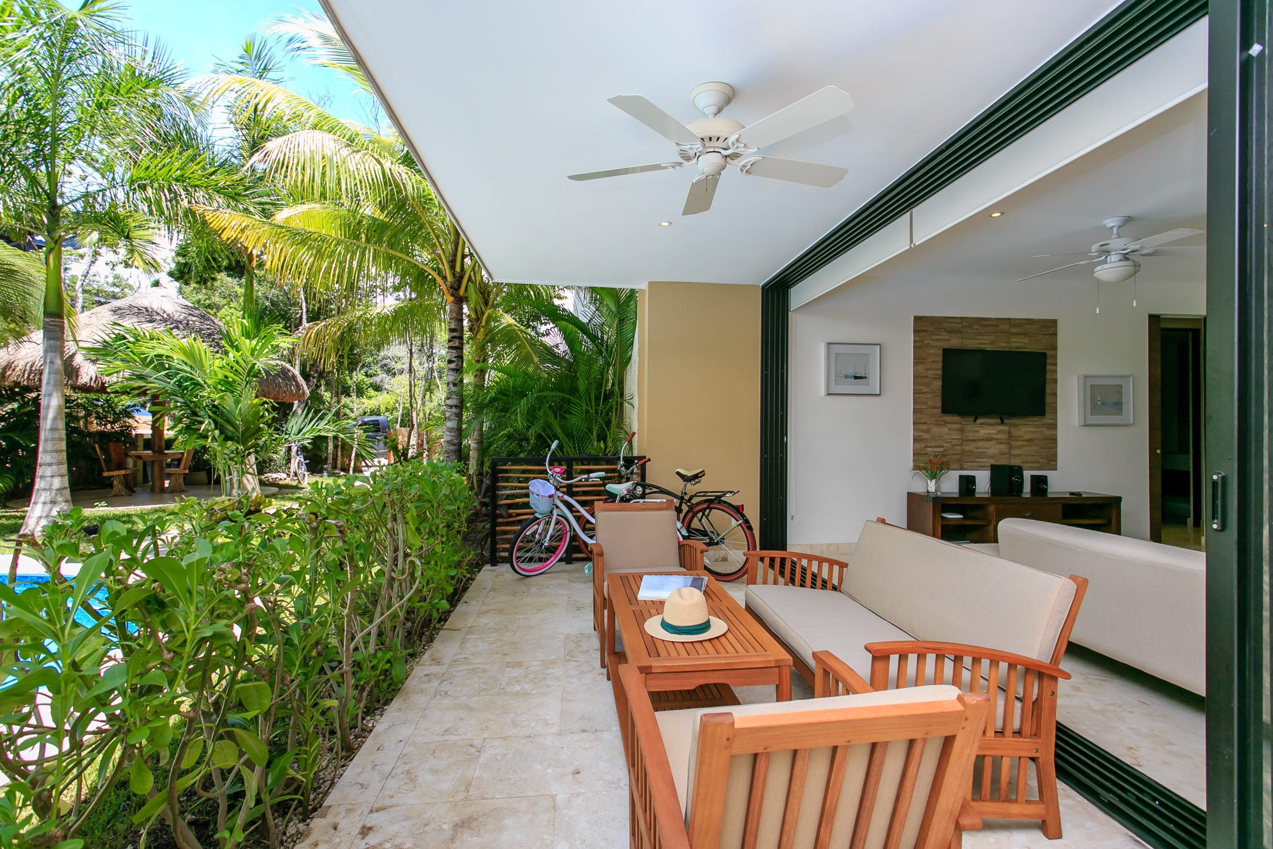 f apartments for sale in tulum encanto garden unit terrace to living space