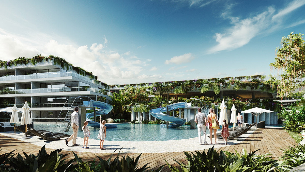 l condos for sale in playacar water slides & pool iv view low