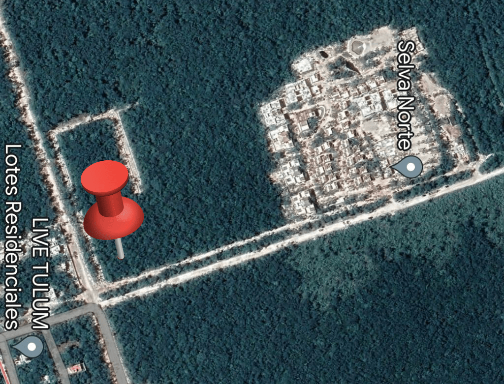 lot for sale in tulum location