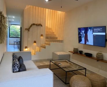 b new project in aldea zama premium living room