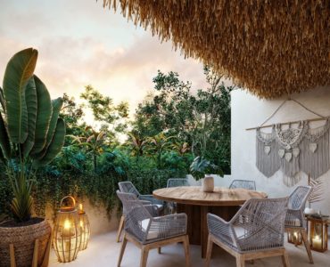 h villas for sale in tulum mexico kaybe roof