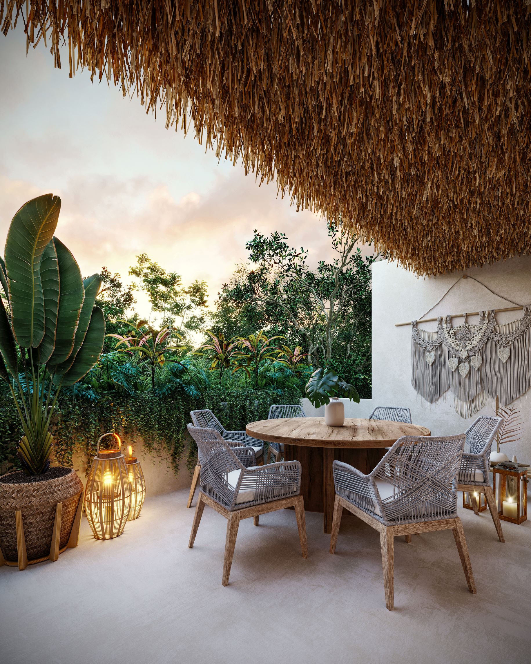 h villas for sale in tulum mexico kaybe roof