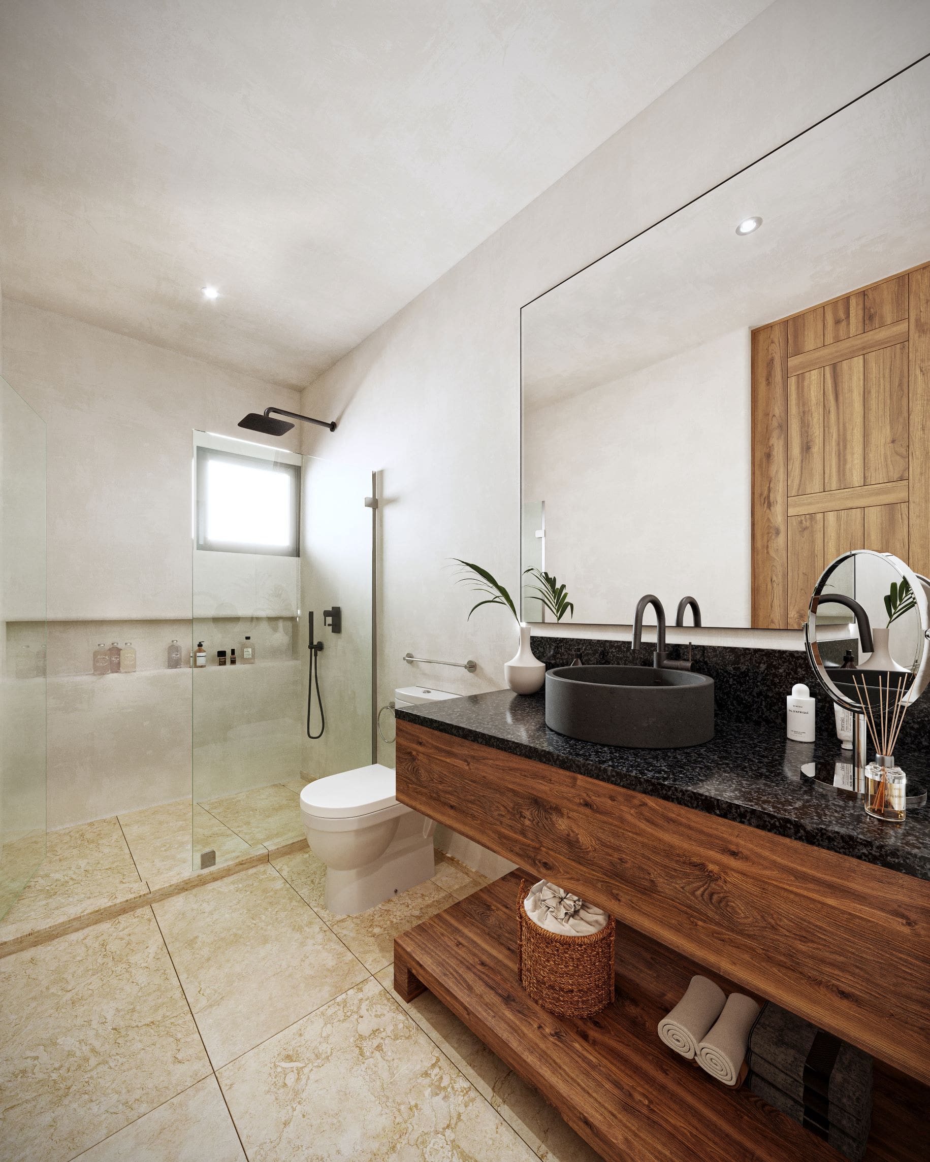 j villas for sale in tulum mexico kaybe bathroom