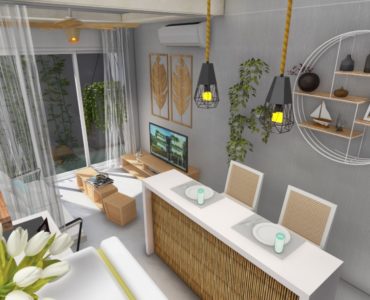 m holistika tulum condos for sale studio living space
