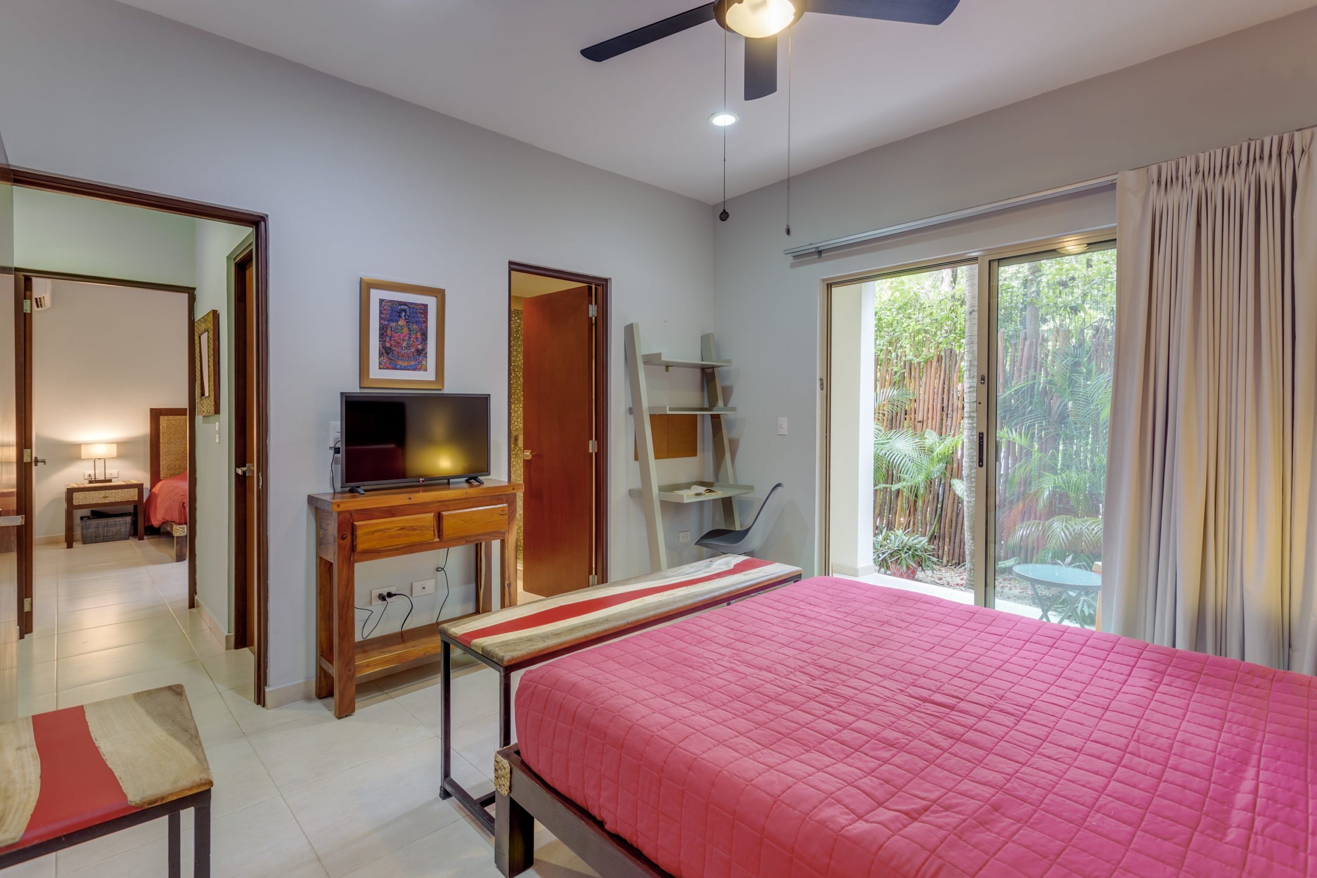 tulum real estate puerta zama natura bedroom to terrace