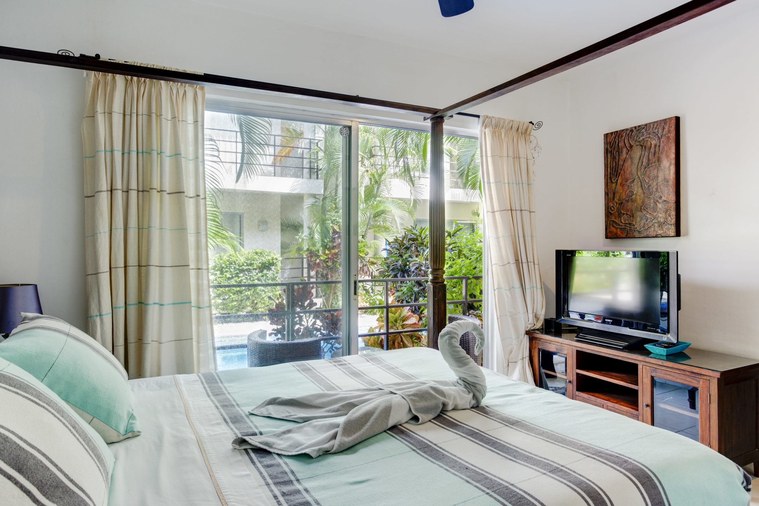 k condos en venta en playa del carmen aquaterra bedroom to terrace